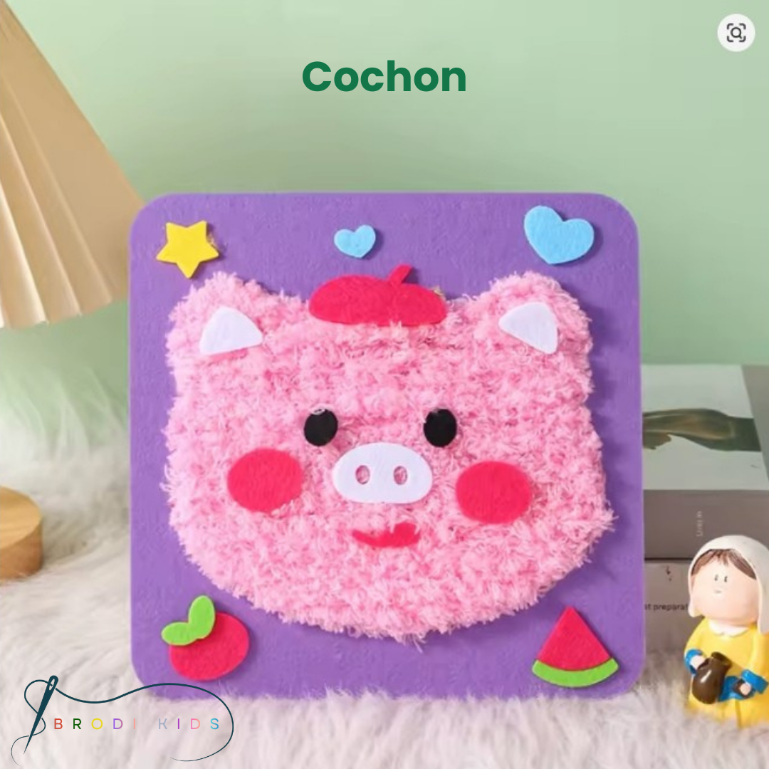 BrodiKids - Kit de broderie pour enfants