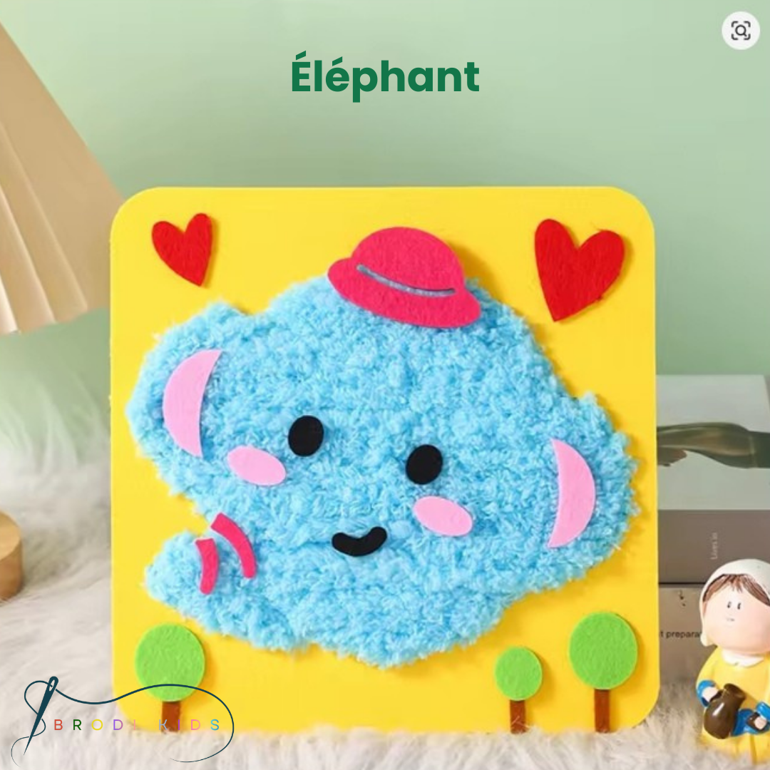 BrodiKids - Kit de broderie pour enfants