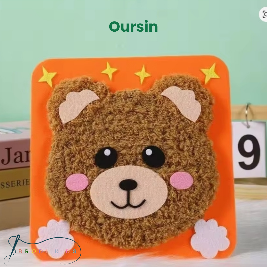 BrodiKids - Kit de broderie pour enfants